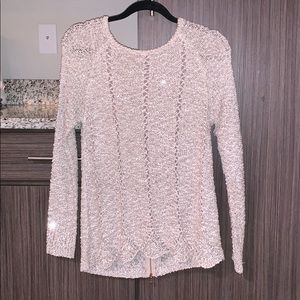 BLUSH SWEATER WITH SEQUINS😍😍😍😍